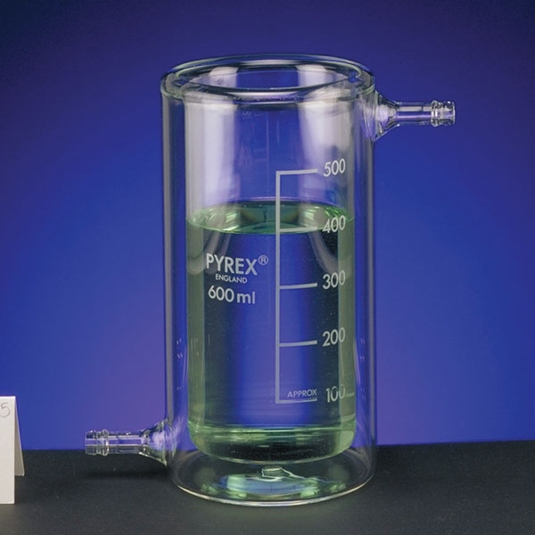 Bicchieri termostatici Pyrex c/port. laterali ml 250-0