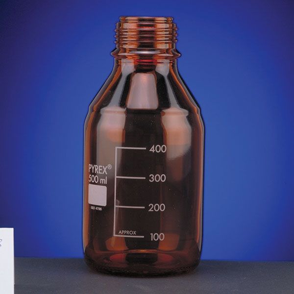 Bottiglie vetro ambrato ISO senza tappo ml 5000-0