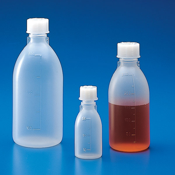 Bottiglie in PP a collo stretto e tappo GL18 ml 50-0