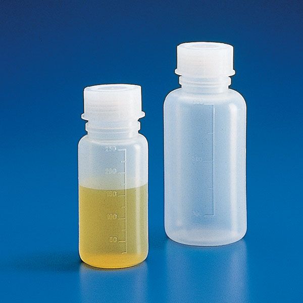 Bottiglie in PE a collo largo GL e tappo ml 100-0