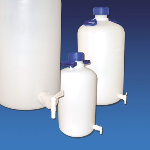 Bottiglioni con rubinetto in HDPE litri 5-0