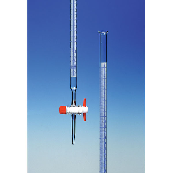 Burette Mohr grad.Cl.AS rub.M ptfe v.b.ml 10 1/50-0