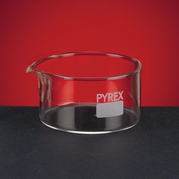 Cristallizzatori in vetro Pyrex con becco Ø 70-0