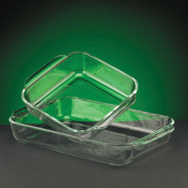 Bacinelle rettangolari in vetro Pyrex mm 320x200-0