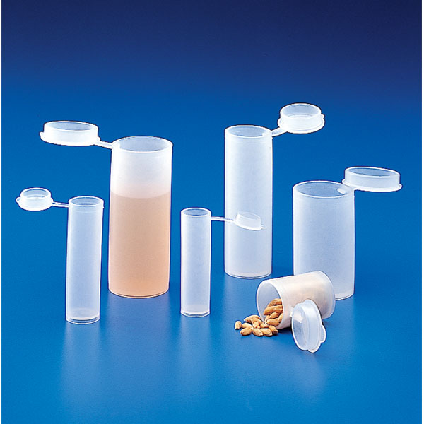 Contenitori cilindrici con tappo Polietilene ml 1-0