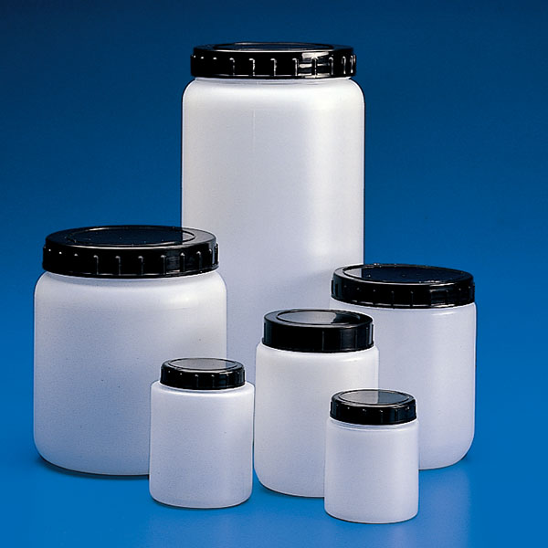 Contenitori cilindrici con tappo in HDPE ml 70-0