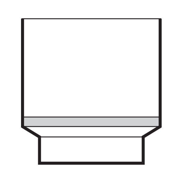 Crogioli mod.Tekator vetro Pyrex Ø 34X62mm por 2-0