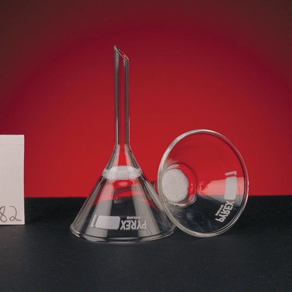 Imbuti filtranti conici vetro Pyrex porosità 2 Ø 15-0