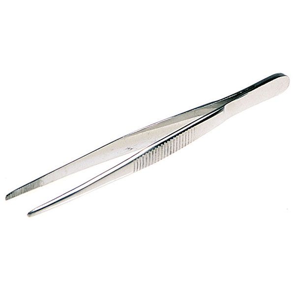 Pinze con punte arrotondate inox 18/8, lungh. 140-0