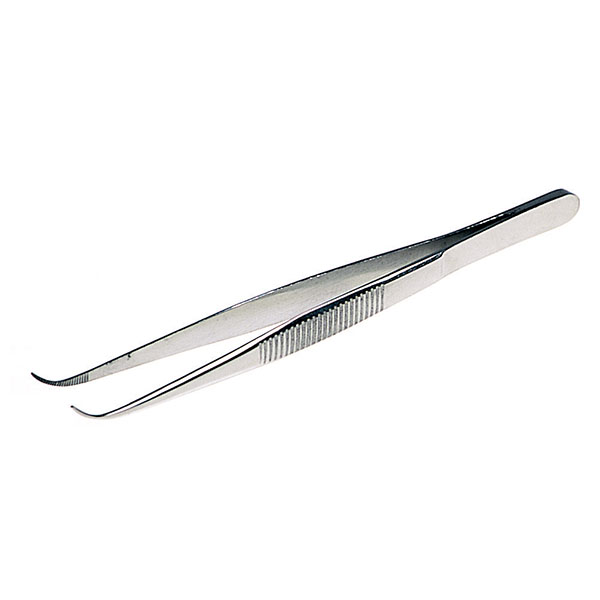 Pinze con punte curve inox 18/8, lungh. 105-0