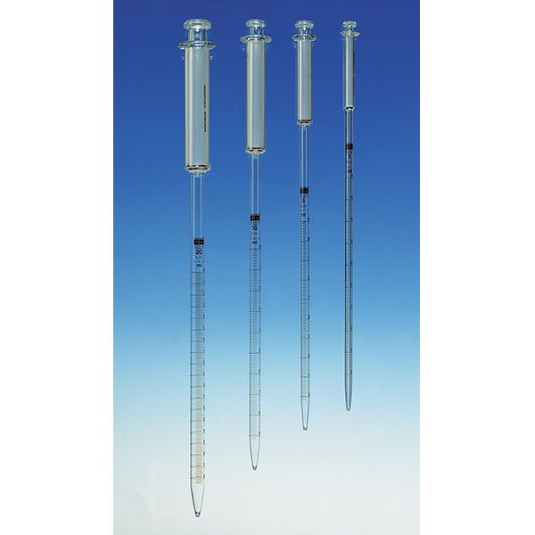 Pipette grad con siringa cap. ml 1 div 0,01-0