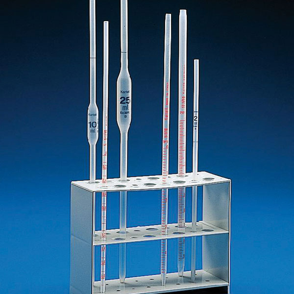 Portapipette verticali in PP mm 200x75 -0