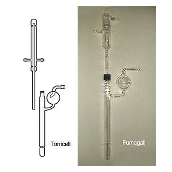 Battente per sistemi da vuoto in vetro Pyrex, modello Torricelli-0