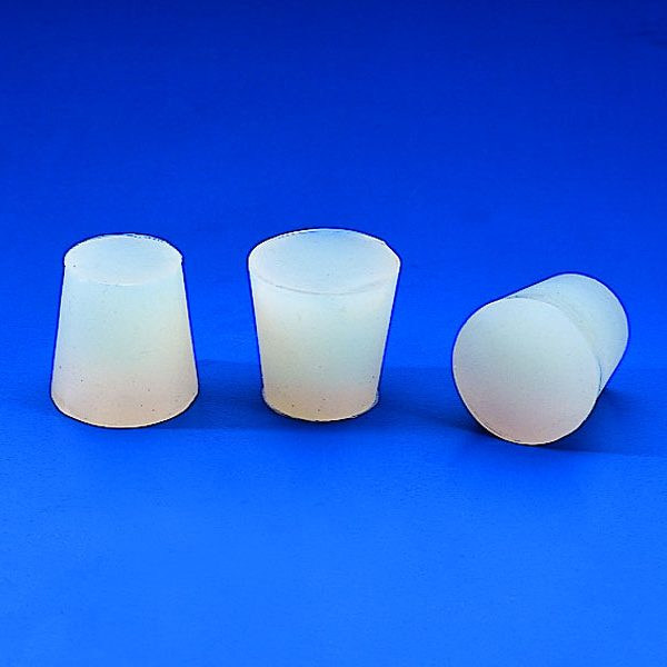 Tappi conici in silicone pieni Nr. 4 pz 10-0