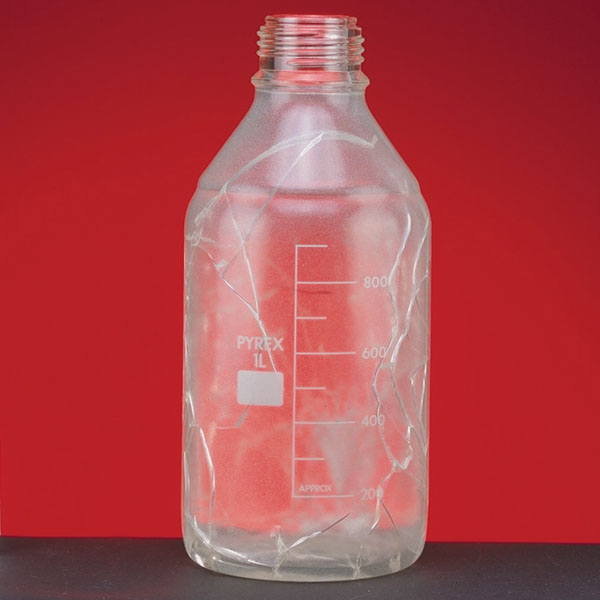 Bottiglie in vetro pyrex plastificate ISO-0