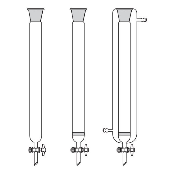 Colonne per cromatografia con cono NS-0