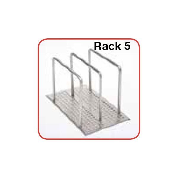 Rack 5 per scche sangue bagnomaria ArgoLab-0