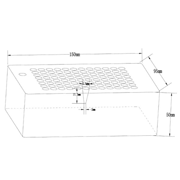 Blocco alluminio 96 fori per provette 0,2 ml - Non skirted Vials-0