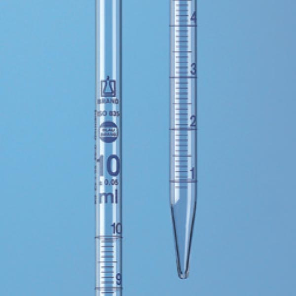 Pipette graduate a svuotamento totale, certificato USP, 1 ml-0