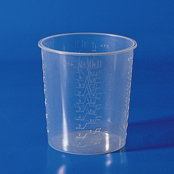 Bicchiere graduato tronco conico in PP 1000 ml - Colaver