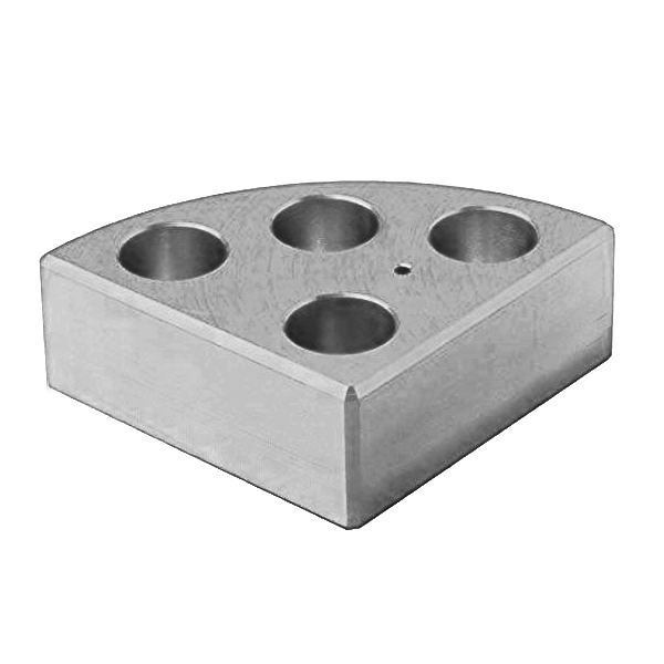 Blocco riscaldante MultiAluBlock™, 4 posti Ø21 x h 31 mm -0