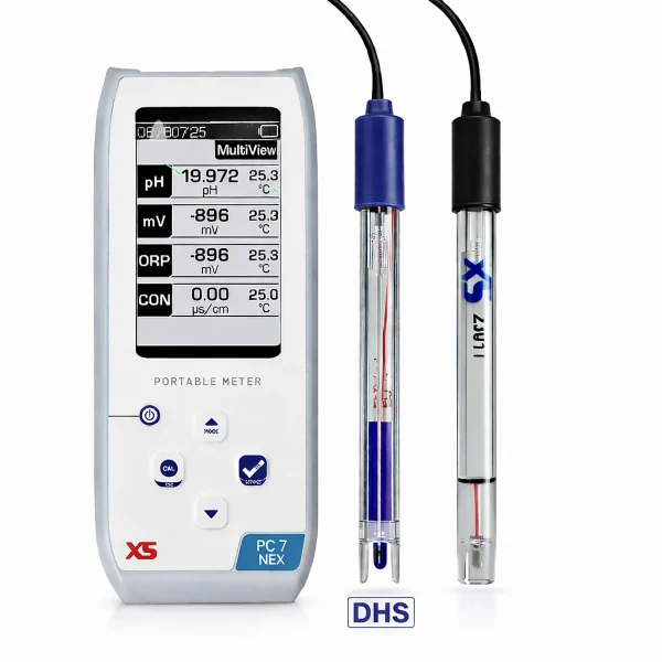 Multiparametro portatile XS PC 7 NEX con Elettrodo 201 T DHS e Cella 2301T