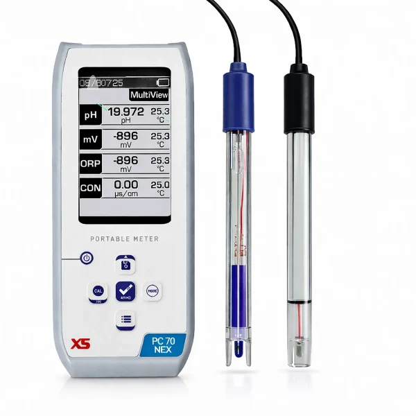 Multiparametro portatile XS PC 70 NEX con Elettrodo 201 T e Cella 2301T