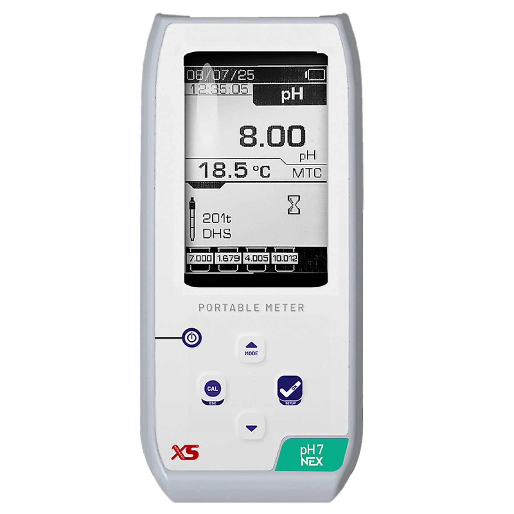 pHmetro portatile XS pH 7 NEX senza elettrodo